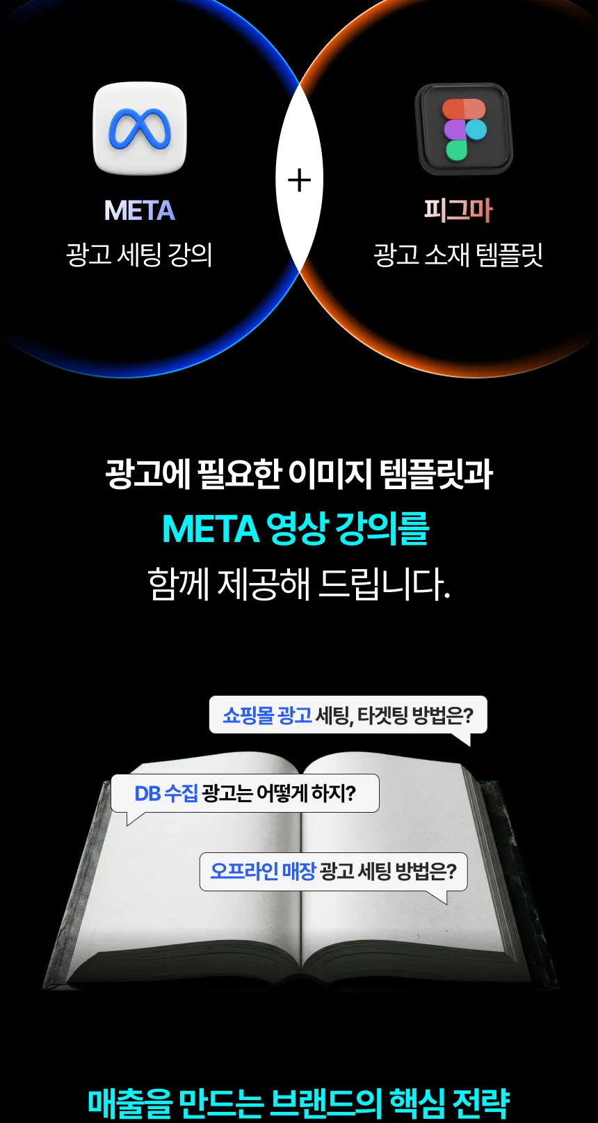 광고 세팅 VOD 강의와 Figma 이미지 광고 템플릿 안내